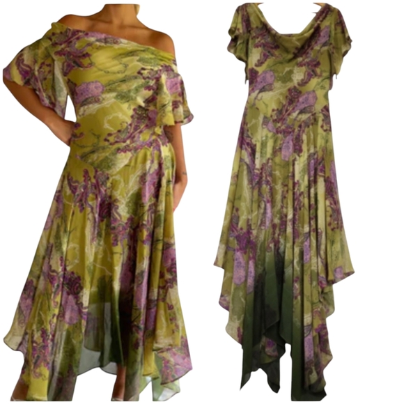 Signature by Robbie Bee Dresses & Skirts - Vintage green beaded fairycore forest moss green whimsical dress